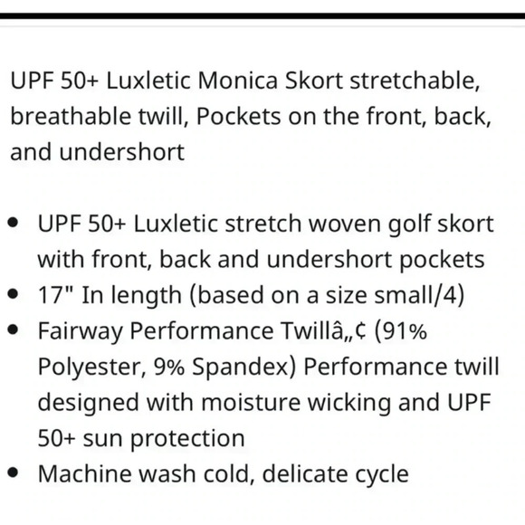 Lilly Pulitzer Monica golf skort in Oyster bay navy ruffle your feathers size 00 - Picture 10 of 10